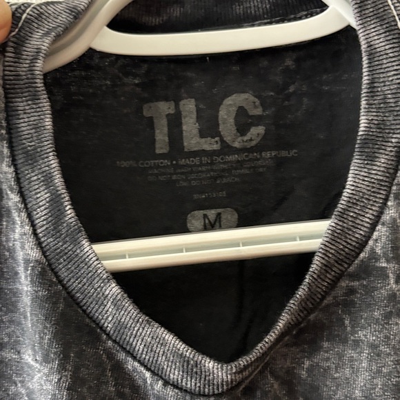 TLC Charcoal Tee with Vibrant Graphic - Picture 2 of 3
